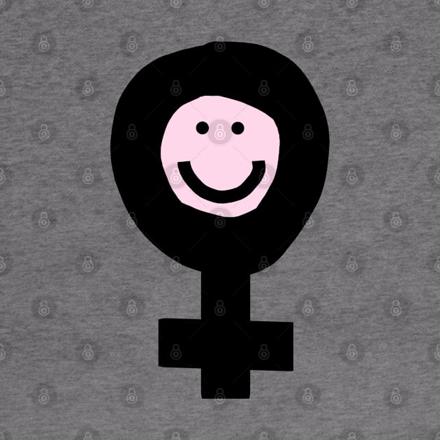 Female Smile for a Minimal Feminist by ellenhenryart